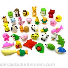 YETOOME 30 Puzzle Take Apart Animals Erasers Collectible Set of Adorable Japanese Style Novelty Pencil Eraser Toys Variety Gift Party Favors Games for Kids B07KK4FFXZ